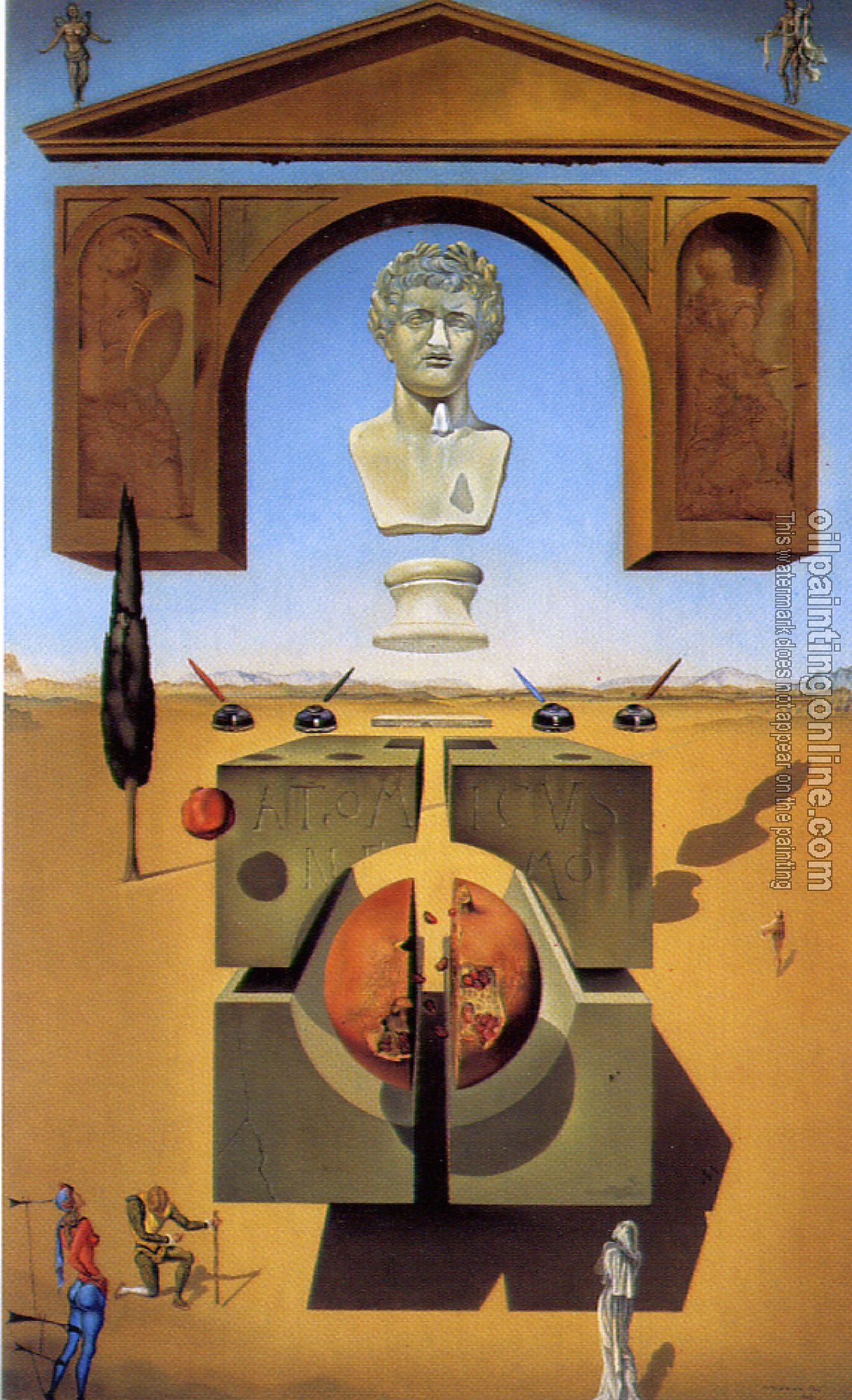 Dali, Salvador - Dematerialization near the Nose of Nero